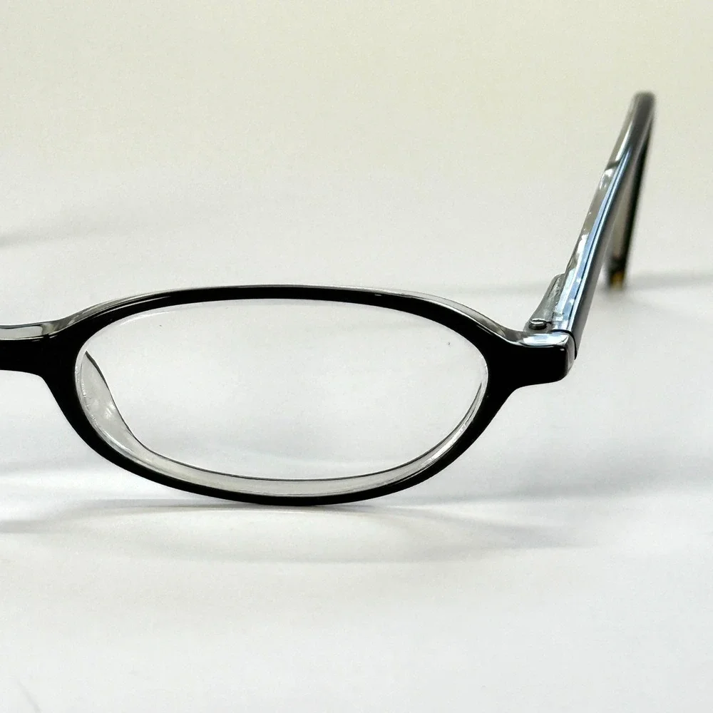 CANDIES C Sandy Blkcry Eyeglasses Frame Only 48-17-135 Black Oval Full Rim